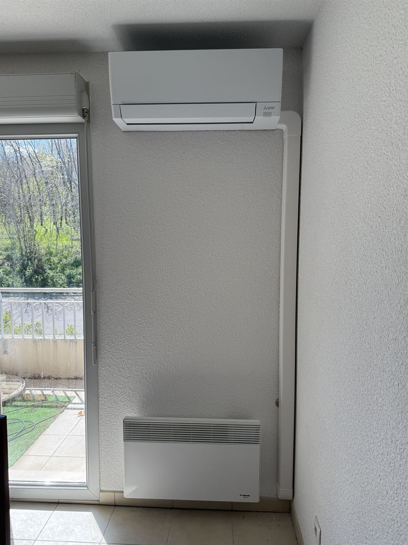 Installation de climatisation bi-split Mitsubishi Electric à Castanet-Tolosan (31320) par Climatise31 — photo 1