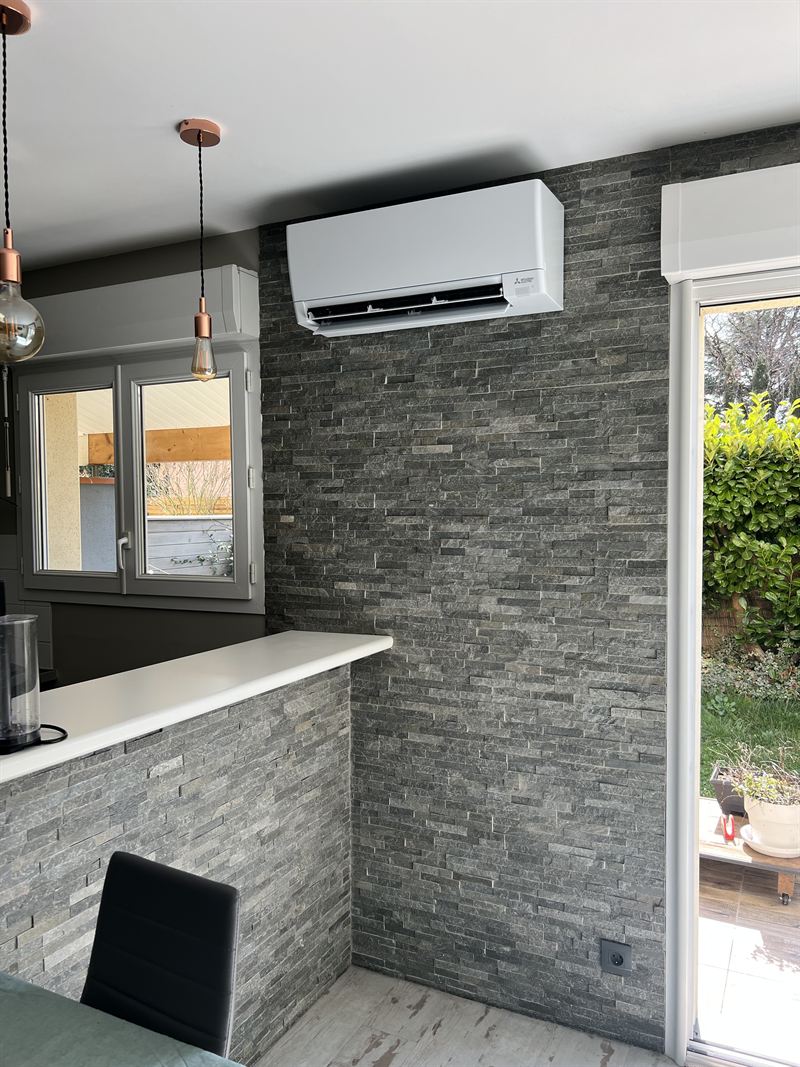 Installation de climatisation mono-split Mitsubishi Electric à Seysses (31600) par Climatise31 — photo 2