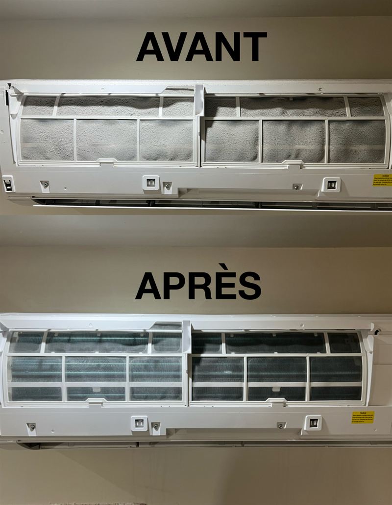 Entretien de climatisation à Péchabou (31320) par Climatise31 — avant / après, photo 4